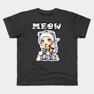 Tiggy MEOW Kids T-Shirt